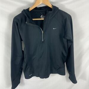Nike Dri Fit 1/4 Zip Hooded Sweatshirt Size Medium